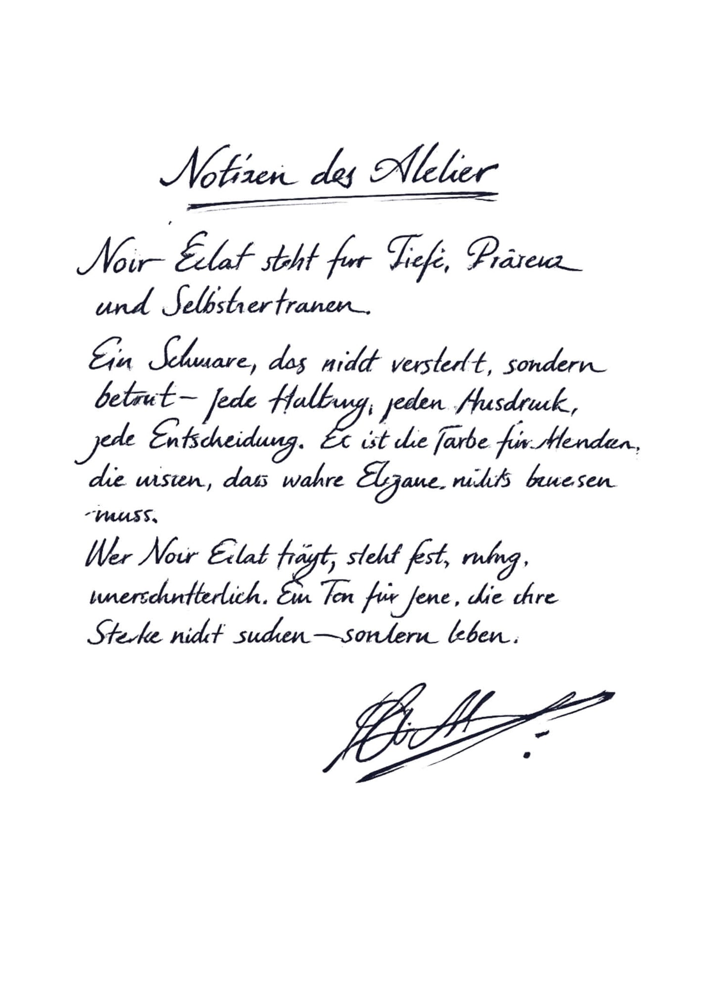 Nuvola – Noir Éclat